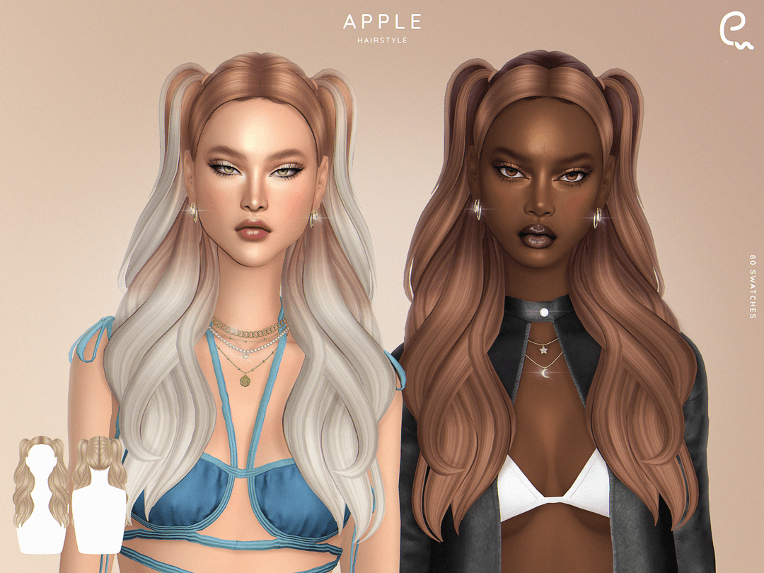 Скриншот мода Прическа Apple Hairstyle